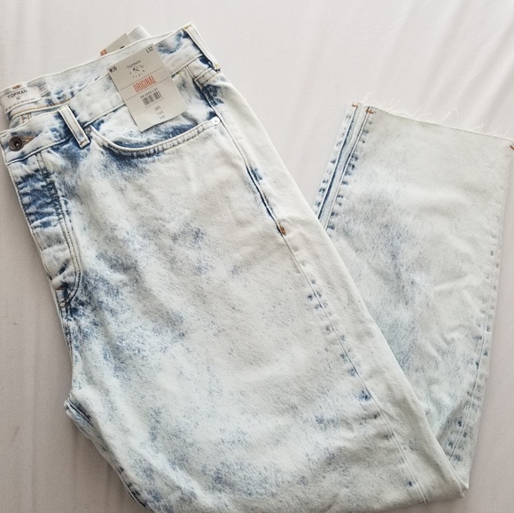 TOPMAN Nimbus Original Fit Jeans LIGHT BLUE Sz 36 - Picture 3 of 8